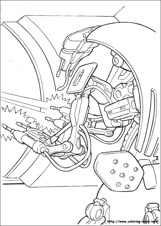 Star Wars coloring picture